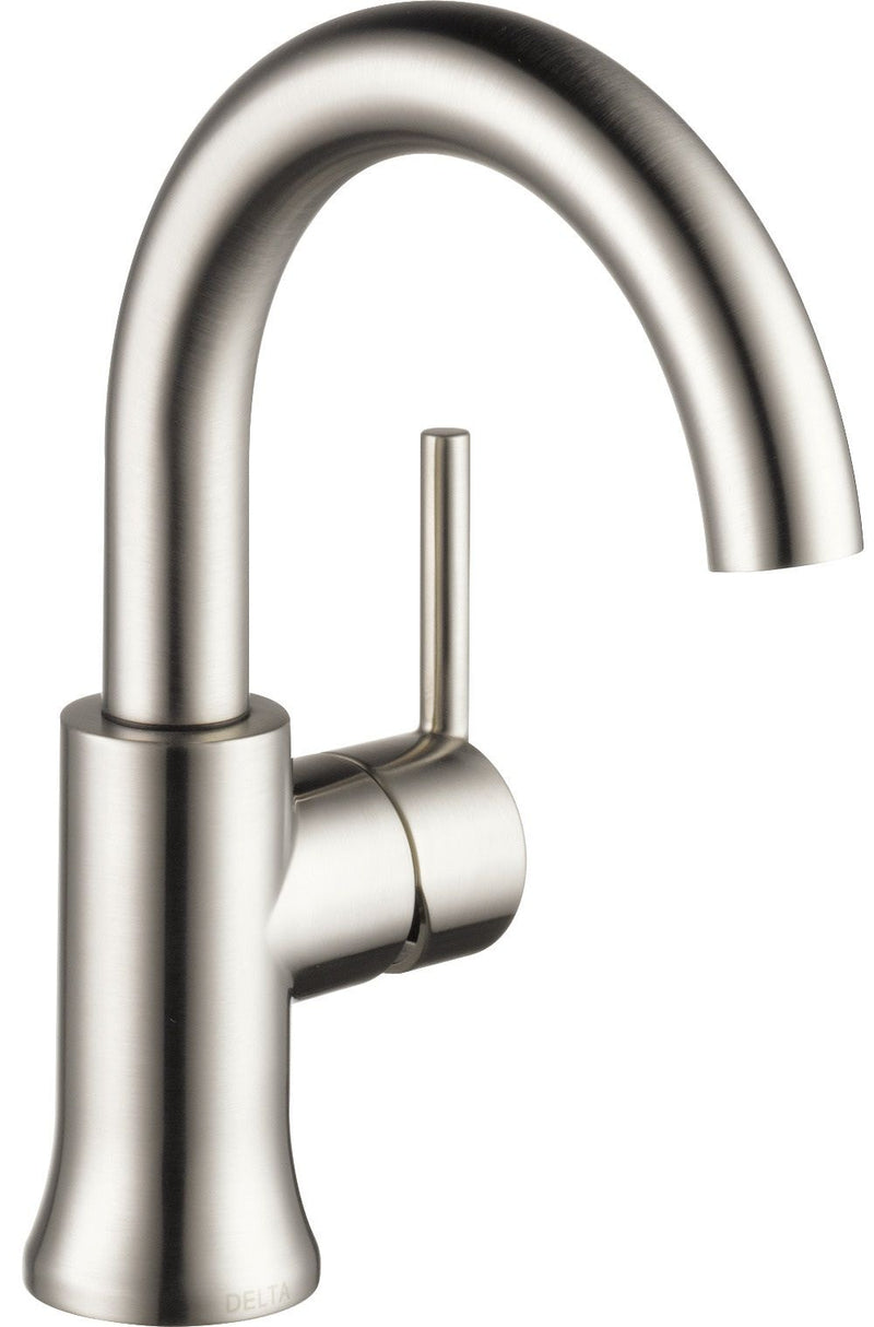 1-Handle High-Arc Lavatory Faucet, Stainless J5977