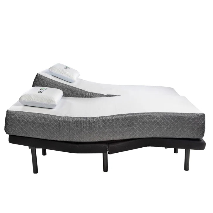 Ghostbed by Nature's Sleep 28 cm (11 in.) Gel Memory Foam Mattress with Adjustable Base A70