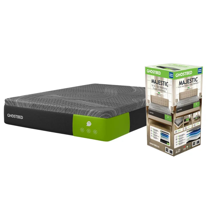 GhostBed Majestic 35.6 cm (14 in.) Mattress with Cooling Gel Memory Foam P7085