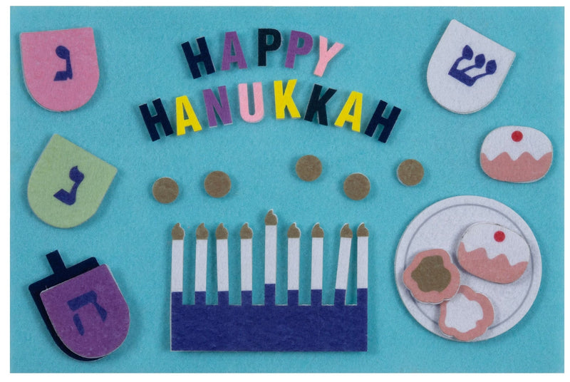 "Happy Hanukkah" Felt Interactive Activity Play Board Kit, 30-pc, for Hanukkah M2518